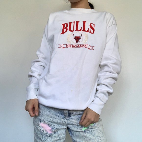 Vintage Other - Vintage Chicago Bulls Embroidered Crew Neck Sweats